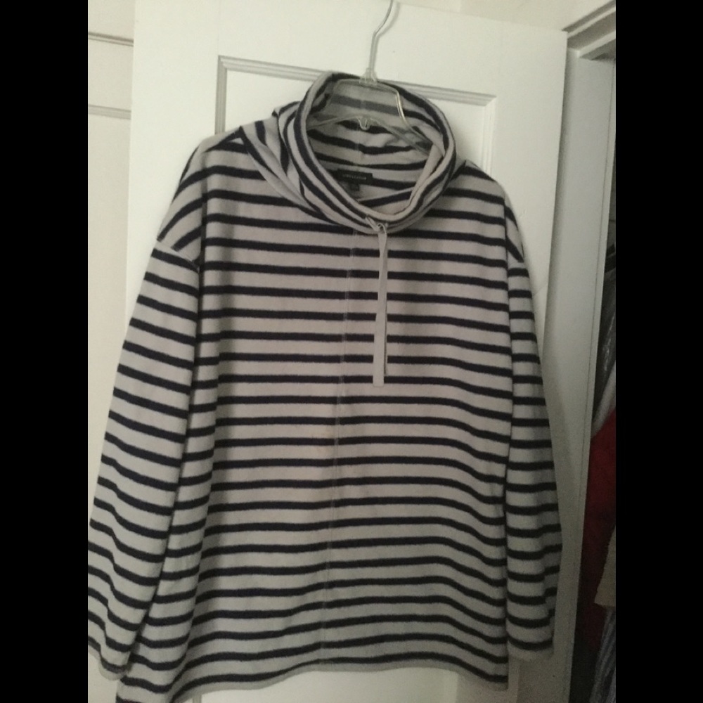 Cowl neck fleece